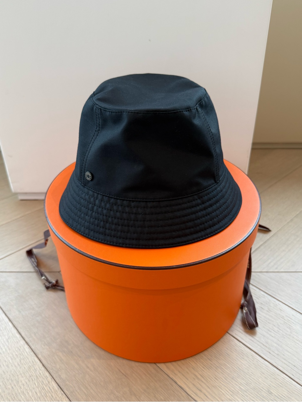 Hermes Calvi Bucket Hat With Box